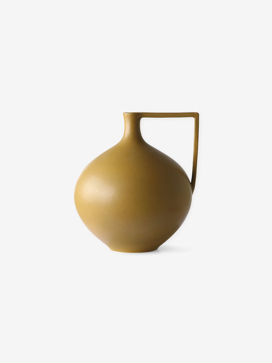 Keramik Vase L - Senf