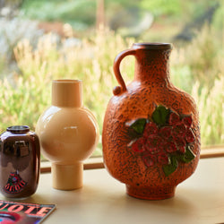 Keramik Vase M - Cappuccino