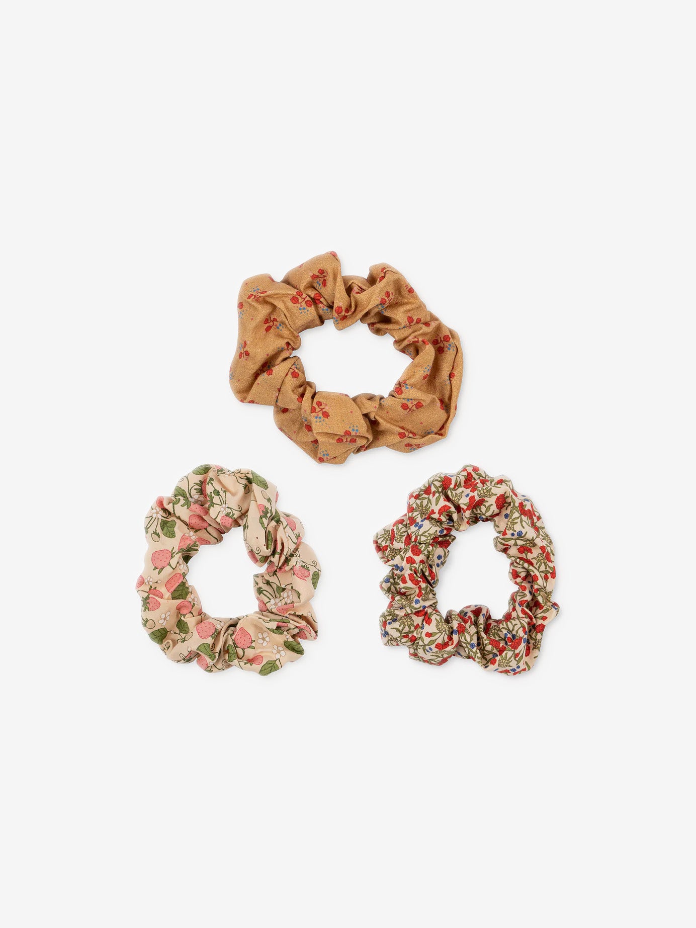 Scrunchies Klein - Strawberry/Rouge/Carnations