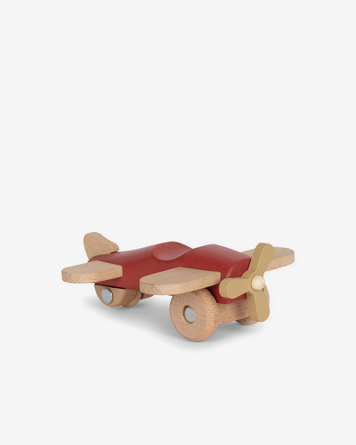Holzflugzeug - Rot