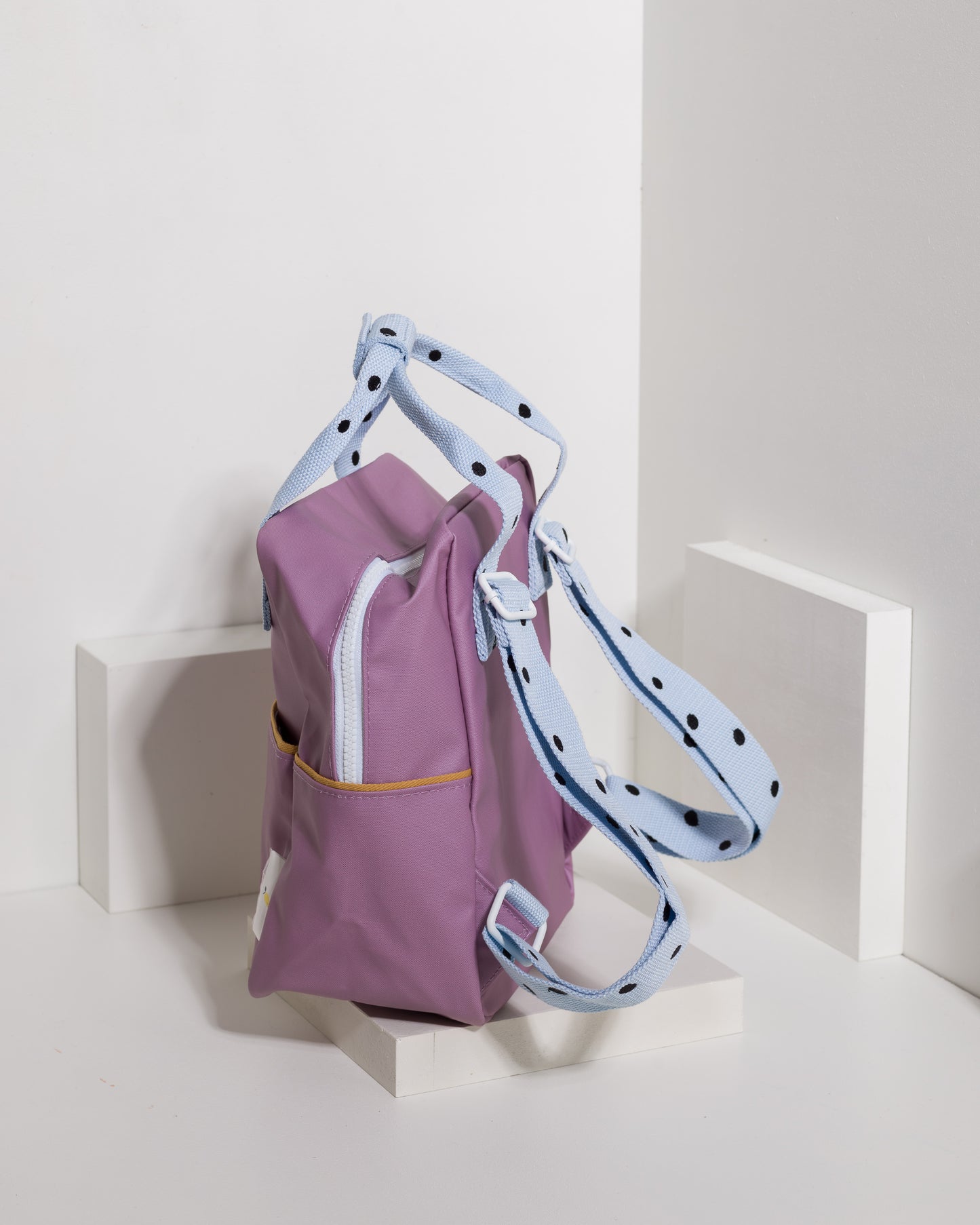 Small Backpack Freckles - Pirate Purple - Sky Blue - Caramel Fudge