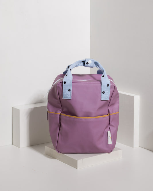 Small Backpack Freckles - Pirate Purple - Sky Blue - Caramel Fudge