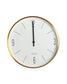Wanduhr Clock Couture - weiß/gold