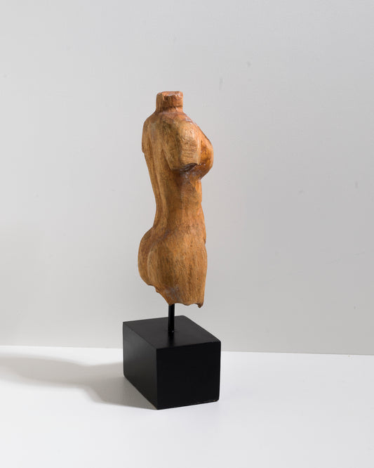 Holz Statue - Büste Frau
