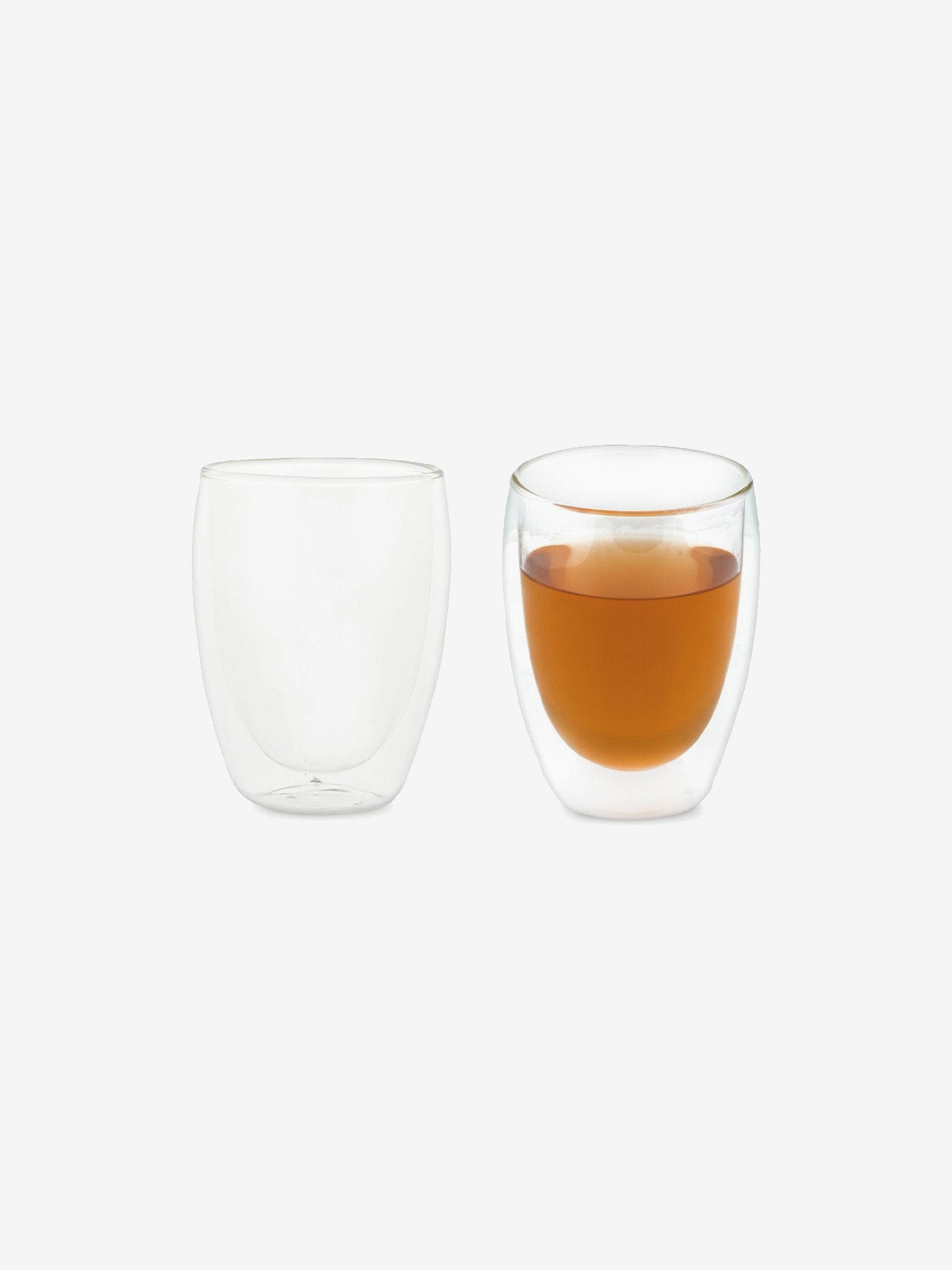 Set aus zwei Doppelglasgläsern - Tee